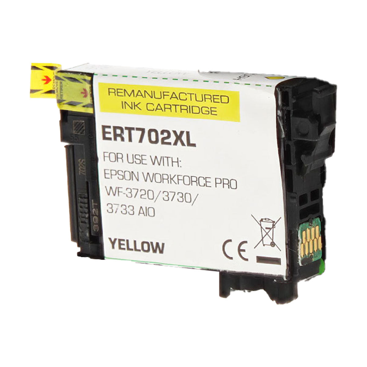 Remanufactured Epson 702XL (T702XL420) InkJet Cartridge, Yellow, 950 Ultra High Yield