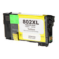 Remanufactured Epson 802XL (T802XL420) InkJet Cartridge, Yellow, 1900 Ultra High Yield