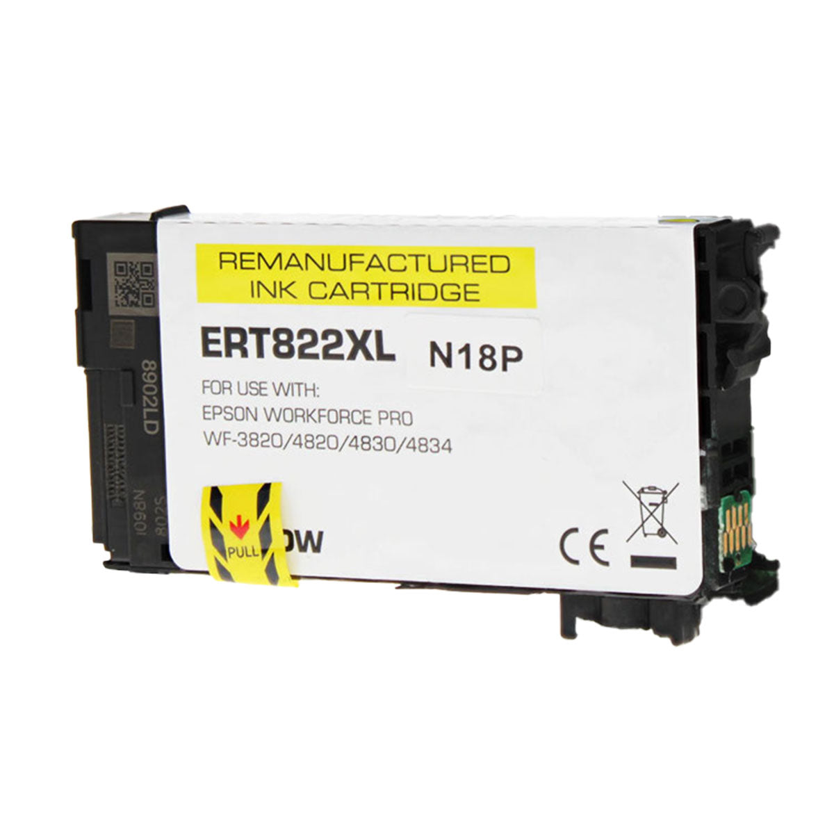 Remanufactured Epson 822XL (T822XL420) InkJet Cartridge, Yellow, 1.1K Ultra High Yield