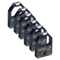 Compatible Panasonic KXP155 Printer Ribbon, Black, 6 Pack Value Pack