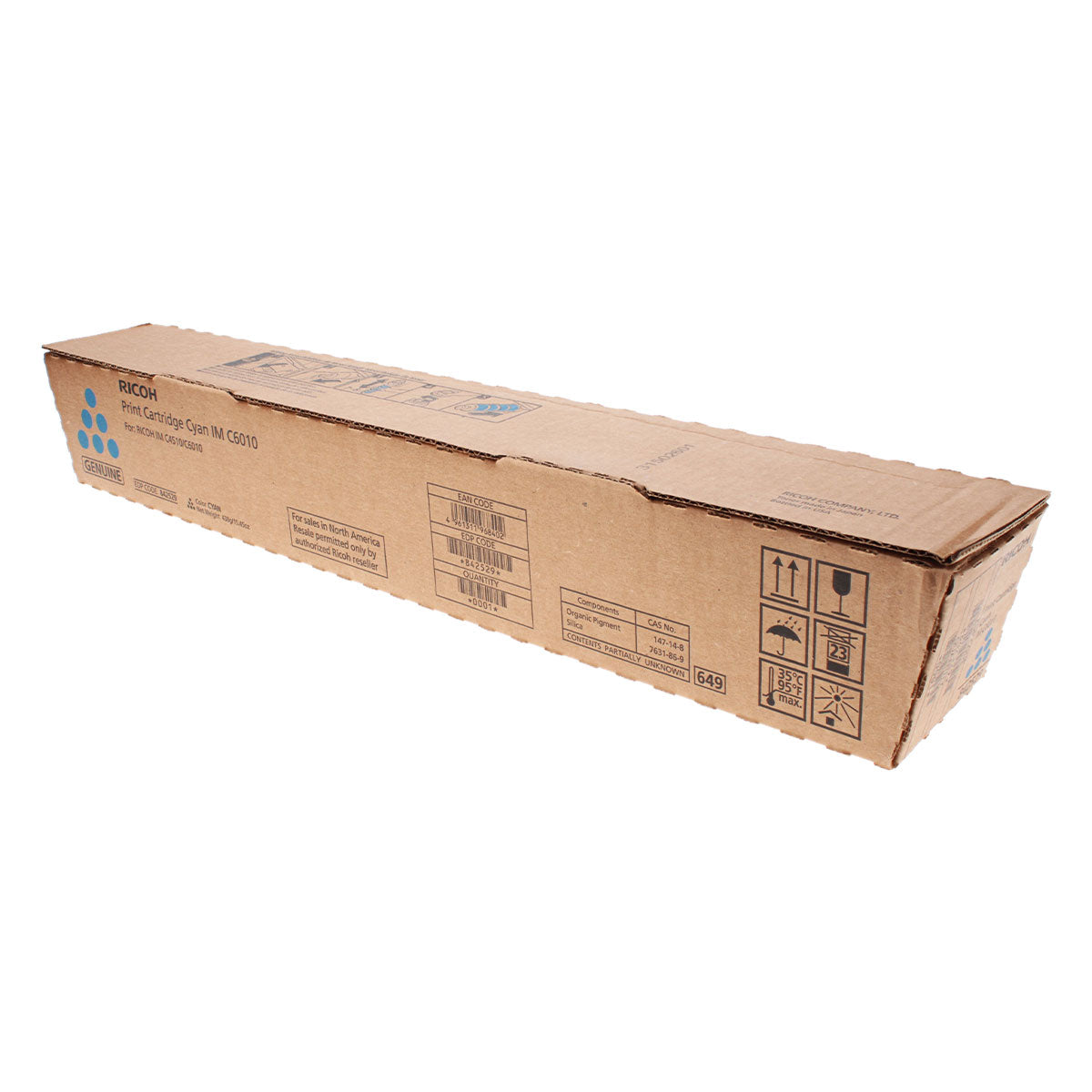 OEM Ricoh  (842529) Toner Cartridge, Cyan, 28K Yield