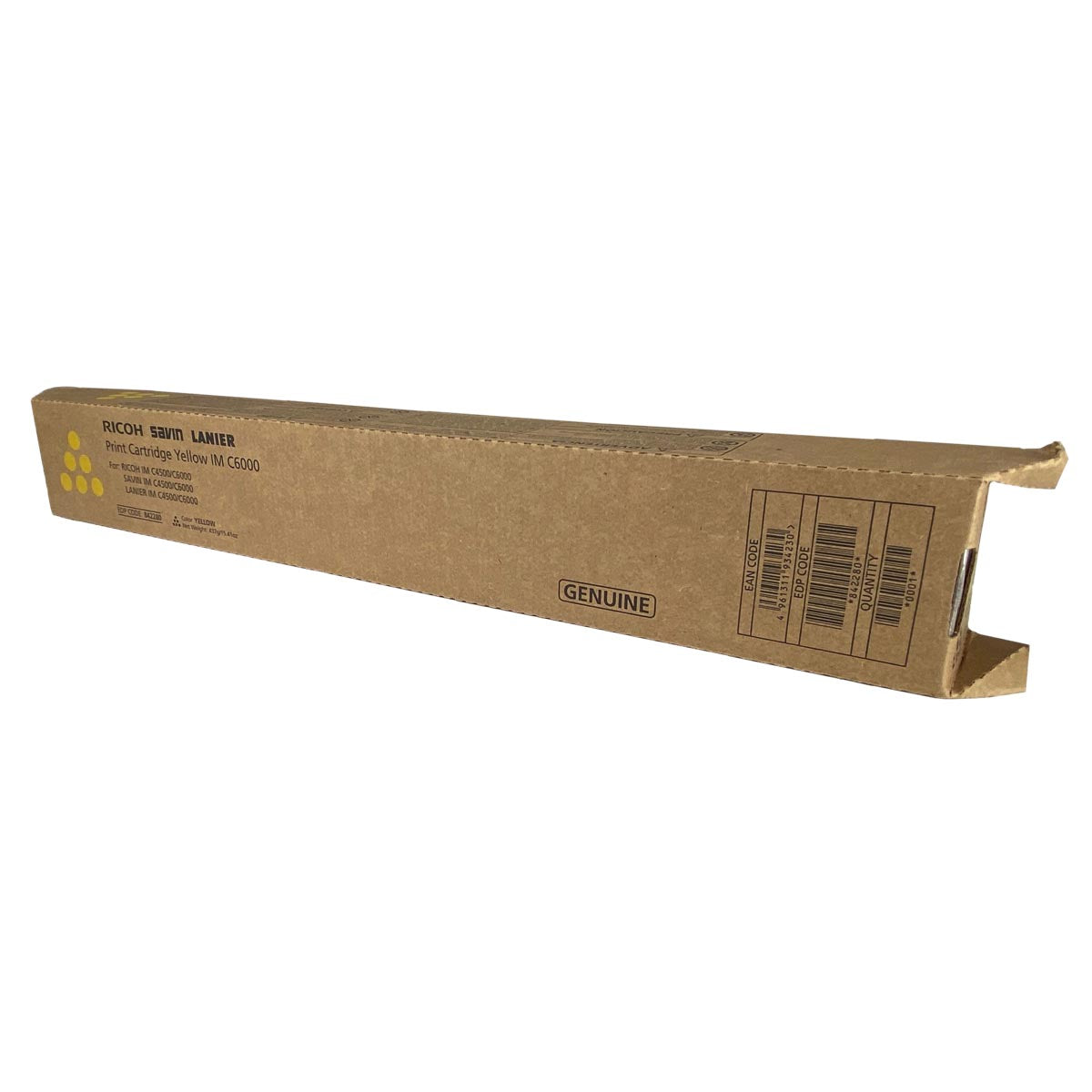 OEM Ricoh  (842280) Toner Cartridge, Yellow, 22.5K Yield