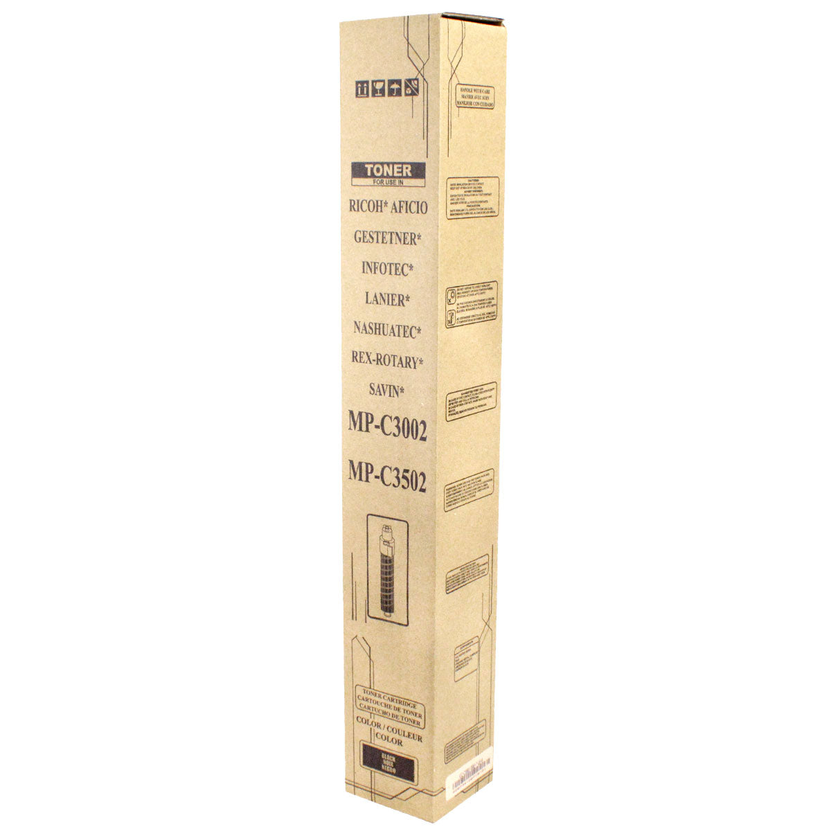 Compatible Ricoh MP C3002 / MP C3502 (841647, 841735) Toner Cartridge, Black, 28K Yield, TAA Compliant, Made in USA