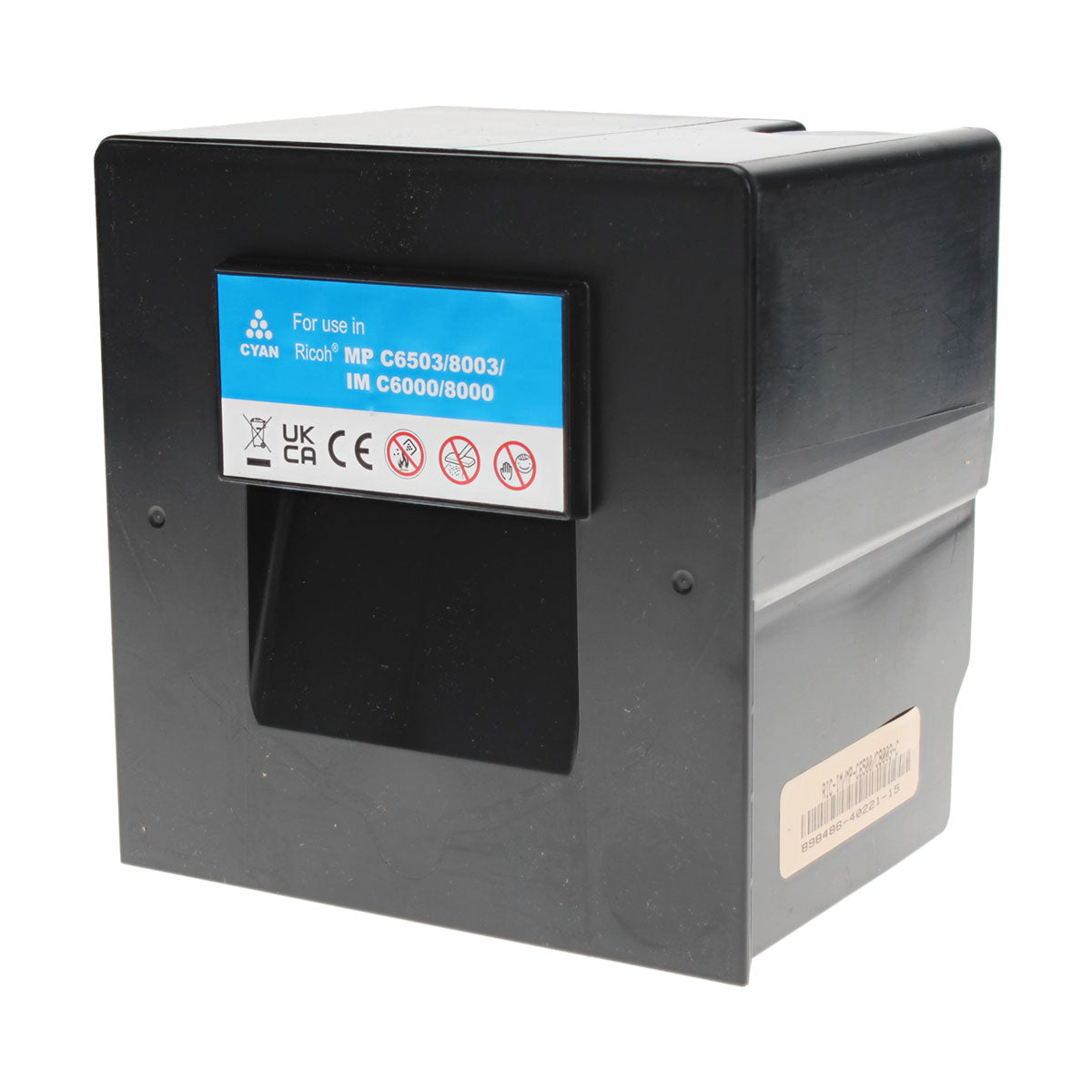 Compatible Ricoh MP C8003 (842199) Toner Cartridge, Cyan, 26K Yield, TAA Compliant, Made in USA