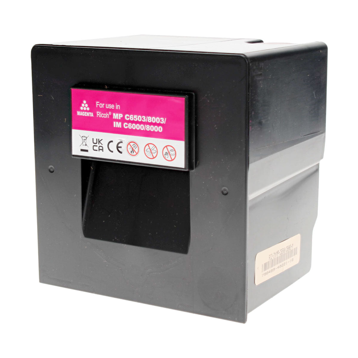 Compatible Ricoh MP C8003 (842198) Toner Cartridge, Magenta, 26K Yield, TAA Compliant, Made in USA
