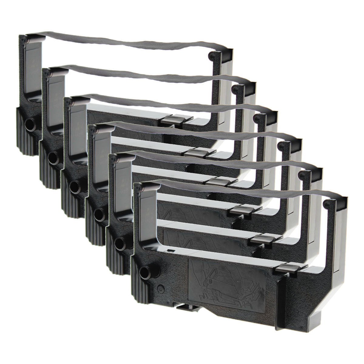 Compatible Star Micronics RC200B POS Ribbon, Black, 6 Pack Value Pack