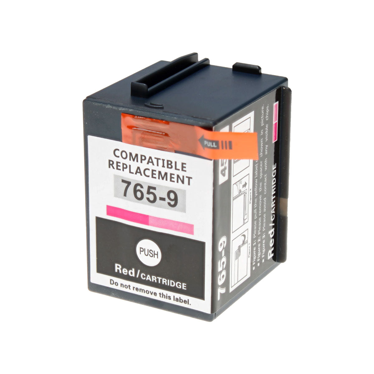 Remanufactured Pitney Bowes DM300 DM400 G900 (765-9) InkJet Cartridge, Fluorescent Red, 8000 Impressions