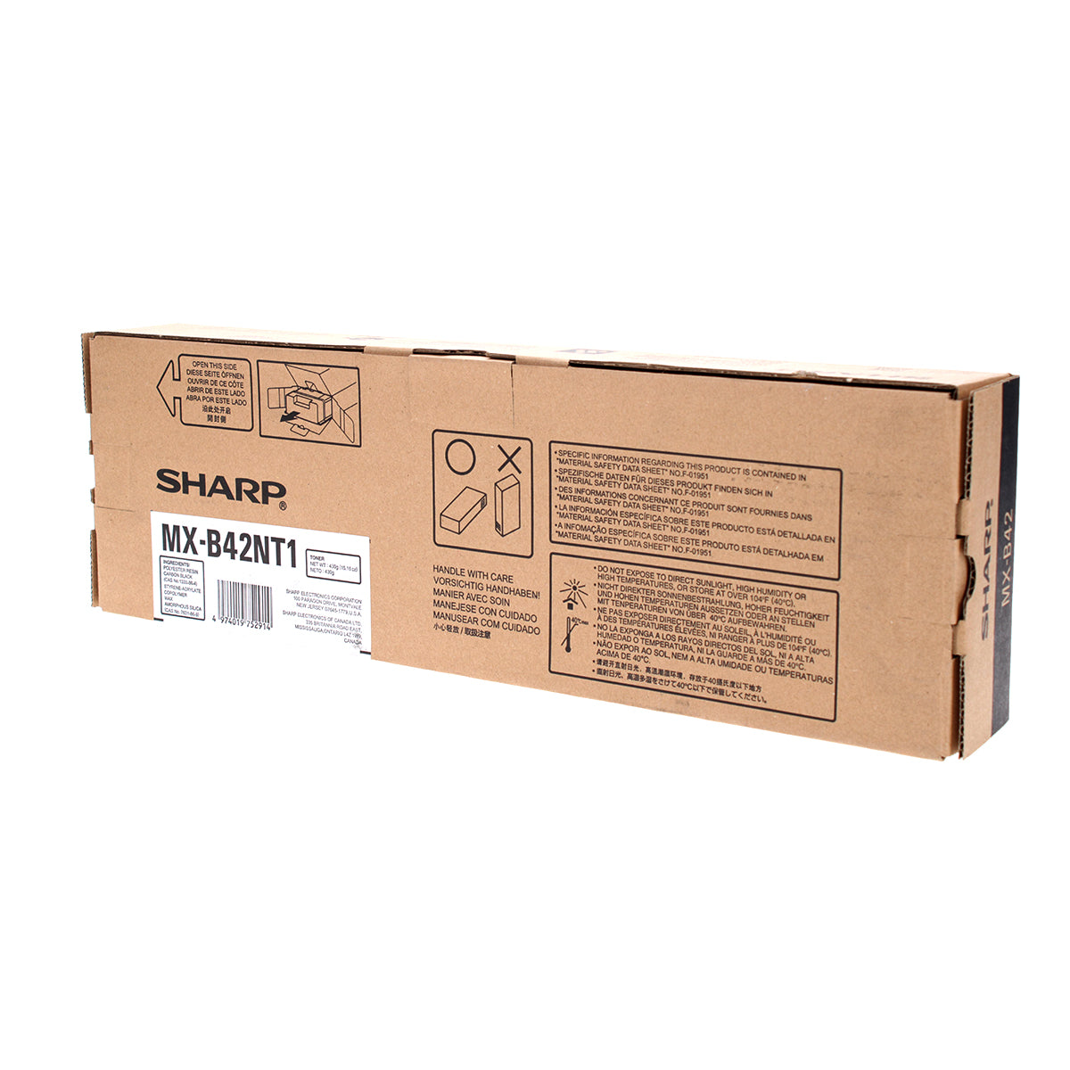 OEM Sharp MX-B42NT1 Toner Cartridge, Black, 20K Yield
