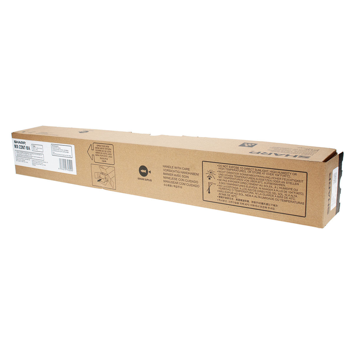 OEM Sharp MX-23NTBA Toner Cartridge, Black, 18K Yield