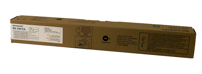 OEM Sharp MX-31NTCA Toner Cartridge, Cyan, 15K Yield
