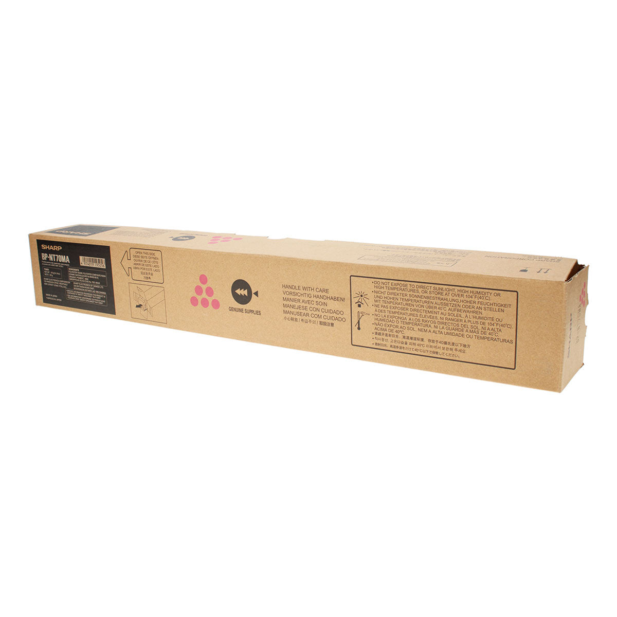 OEM Sharp  (BP-NT70MA) Toner Cartridge, Magenta, 24K Yield