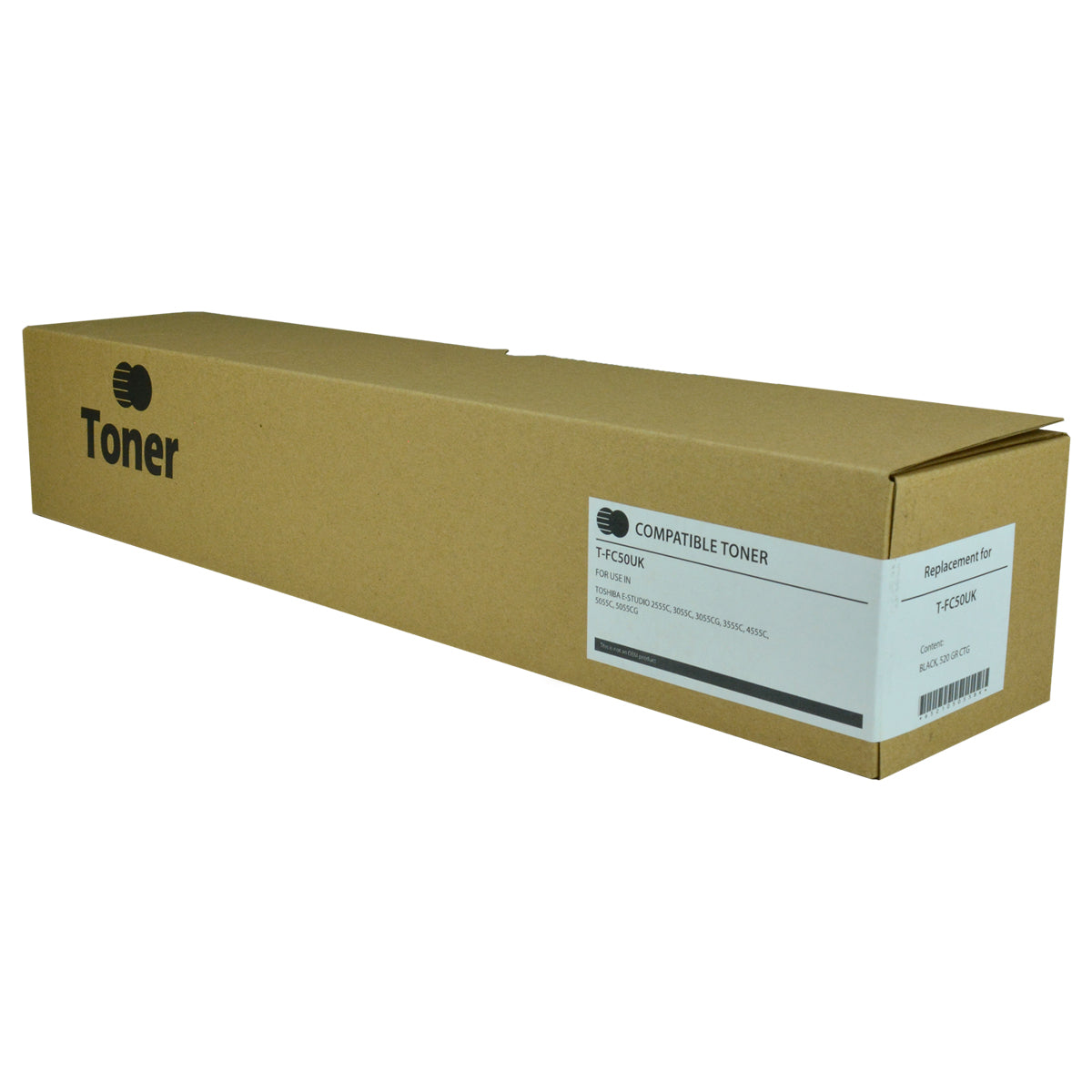 Compatible Toshiba e-STUDIO 2555 3055 4555 5055 (T-FC50U-K) Toner Cartridge, Black, 32K Yield