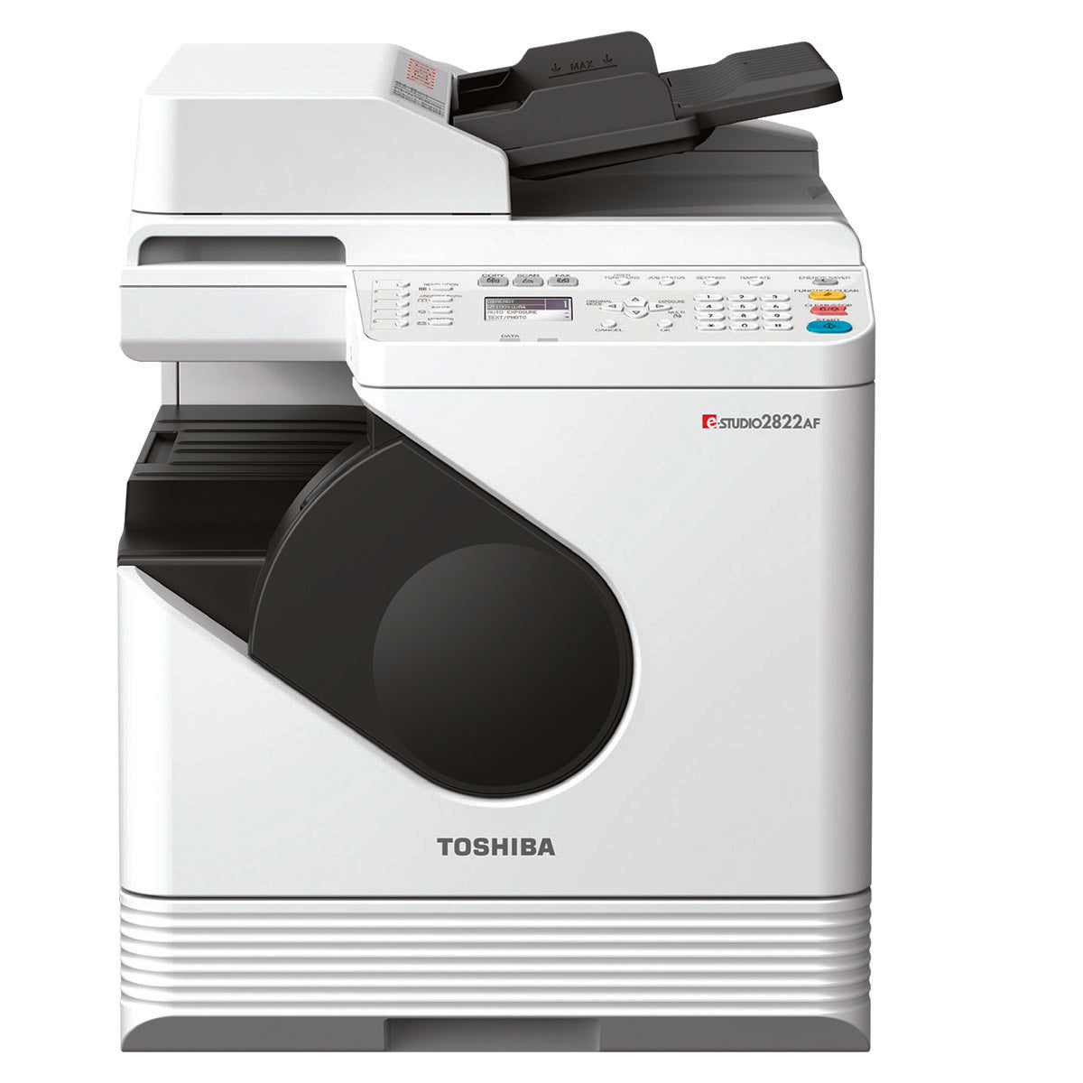 OEM Toshiba e-STUDIO2822AM (ESTUDIO2822AM) MFP, 28 ppm Monochrome, Print, Copy, Scan, Starter Cartridge, With Developer