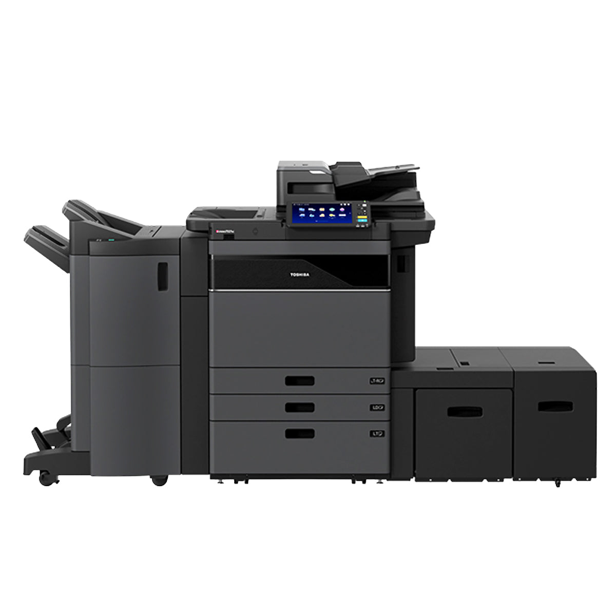 OEM Toshiba e-STUDIO 7527ACT (ESTUDIO7527ACT) MFP, 75 ppm Color, Print, Copy, Scan, (Fax), With DSDF Tandem Drawer