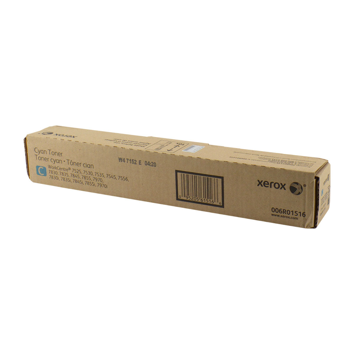 OEM Xerox 6R01516 (6R1516) Toner Cartridge, Cyan, 15K Yield