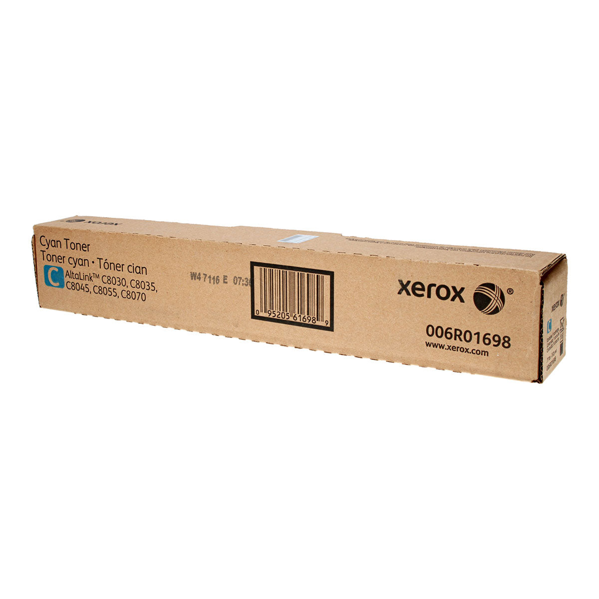 OEM Xerox 6R01698 (6R1698) Toner Cartridge, Cyan, 15K Yield