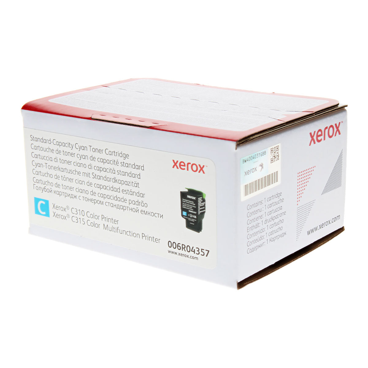 OEM Xerox  (6R04357) Toner Cartridge, Cyan, 2K Yield