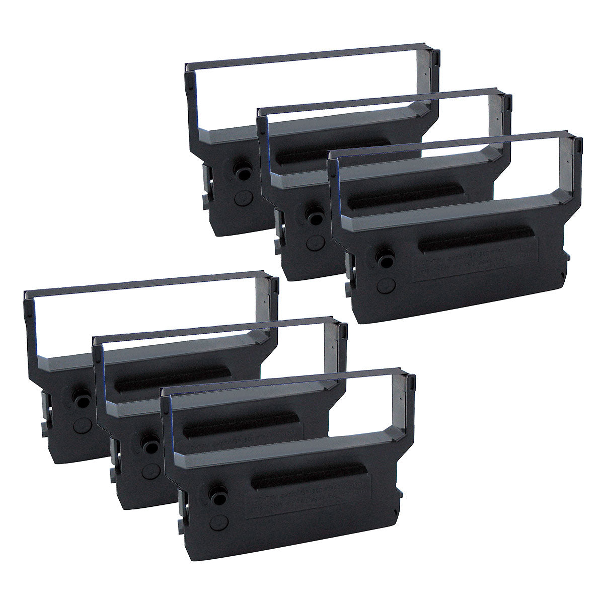 Compatible CITIZEN IR-61BR POS Ribbon, Black/Red, 6 Pack Value Pack