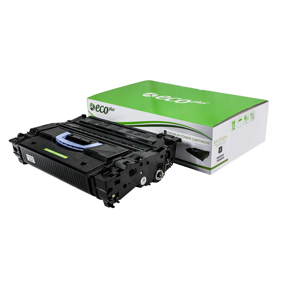 EcoPlus HP 25X (CF325X) Toner Cartridge, Black, 34.5K High Yield, Made in USA